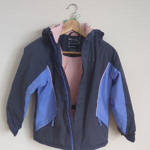 Kids Blue and Pink Jacket- Girls 9-10 Years